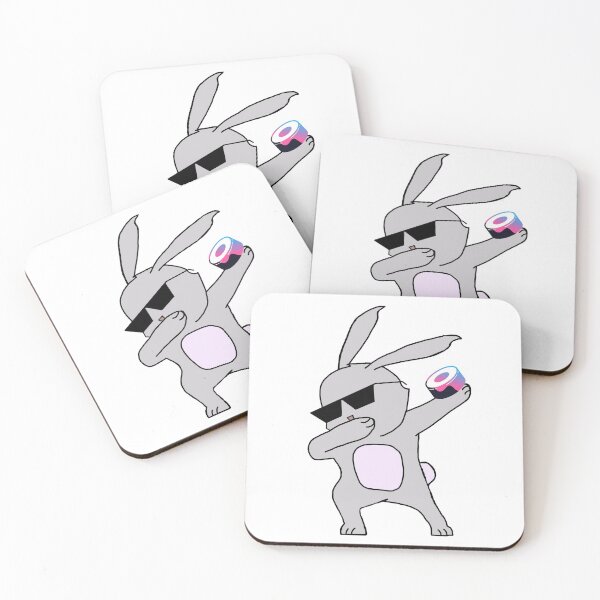 Item preview, Dabbing Bad Bunny with Glasses for SushiSwap Gift for crypto investrors designed and sold by hyggekrog.