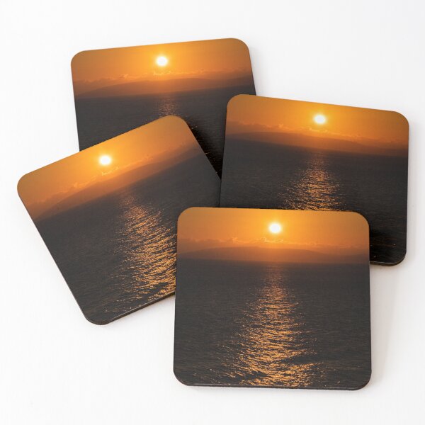 Sunrise Sunset Coasters (Set of 4)