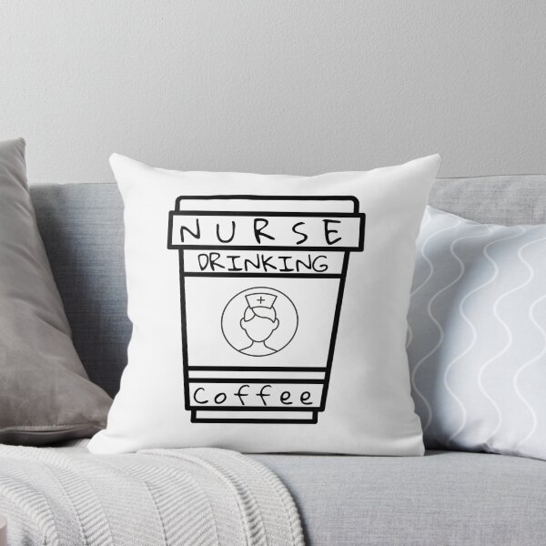 Item preview, Nurse Drinking Coffee designed and sold by catchyphase.
