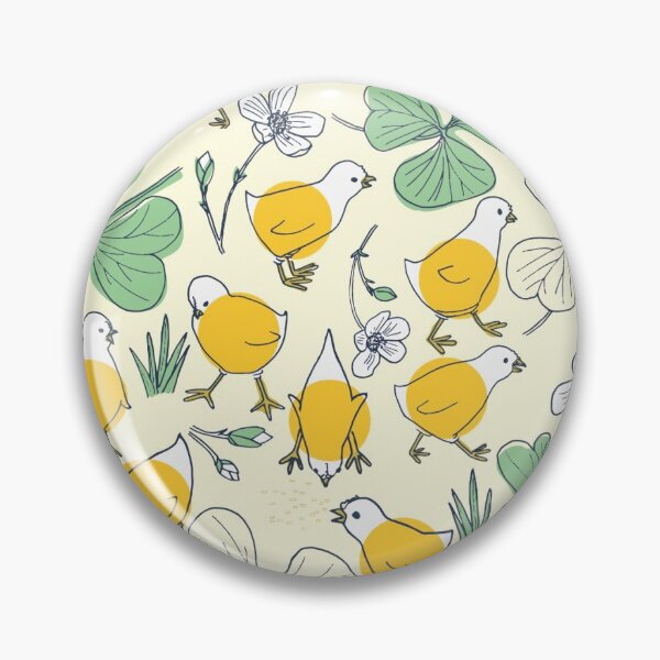 Item preview, Orange Chicks on a Yellow Background  designed and sold by Hanna McCown.