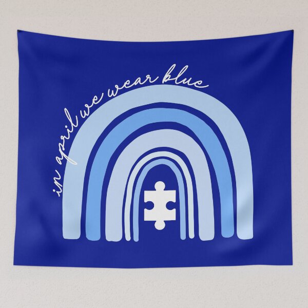 Item preview, In April We Wear Blue designed and sold by Everythingafter.