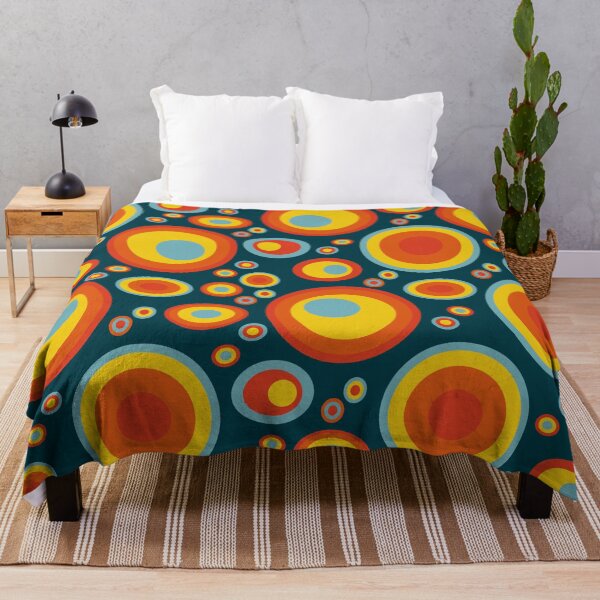 Item preview, Retro 70s vintage psychedelic style pattern designed and sold by designandclouds.