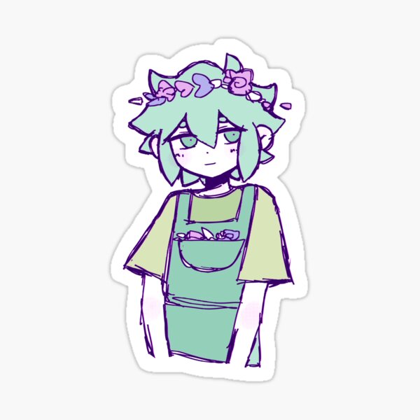 Omori Basil AAAAAA!!! | Sticker