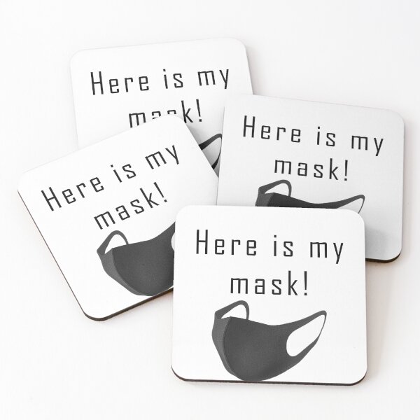 Item preview, Here is my mask COVID-19 funny T-shirt designed and sold by MoondesignA.