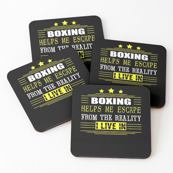 Item preview, Boxing Helps Me Escape From The Reality I Live In  designed and sold by melisenda.