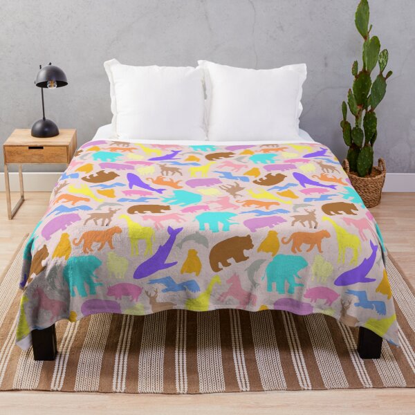 Item preview, Various animals pattern (colorful, big version) designed and sold by Okashimai.