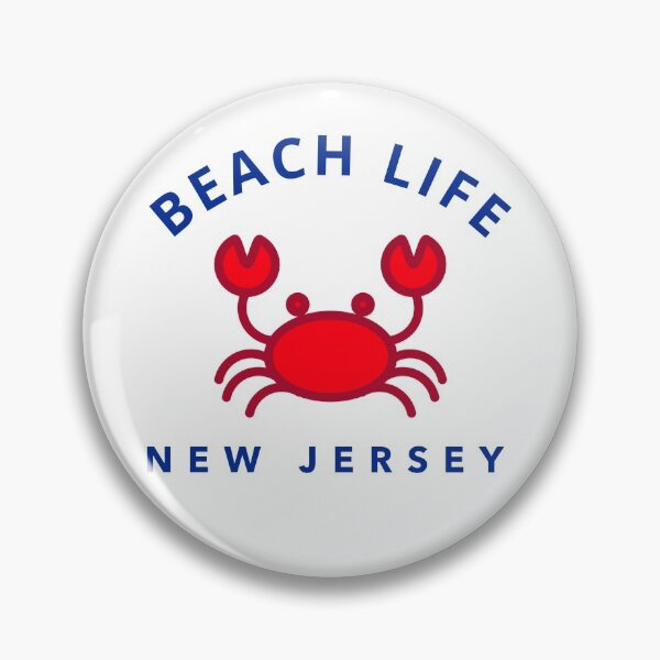 Item preview, New Jersey Beach Life Crab designed and sold by JerseyBoysTees.