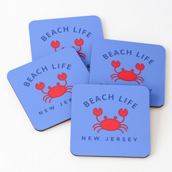 Item preview, New Jersey Beach Life Crab designed and sold by JerseyBoysTees.