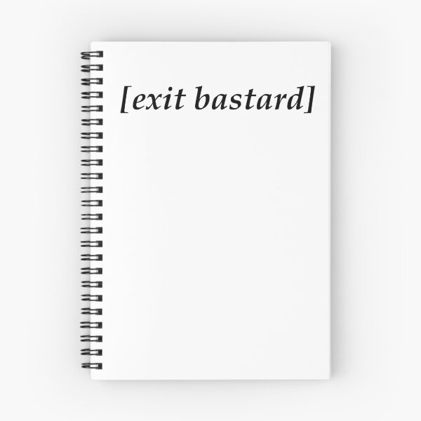 Item preview, Exit Bastard, Shakespeare designed and sold by littlequill.