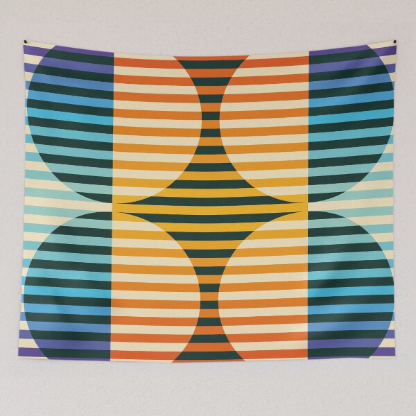 Item preview, four and some blue orange blue designed and sold by artistgaf.
