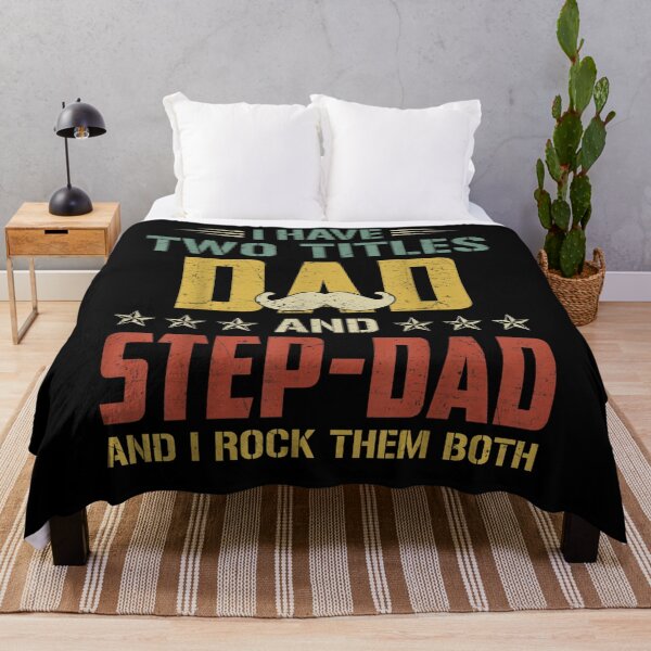 Item preview, I Have Two Titles Dad Step Dad I Rock Them Both  designed and sold by melisenda.