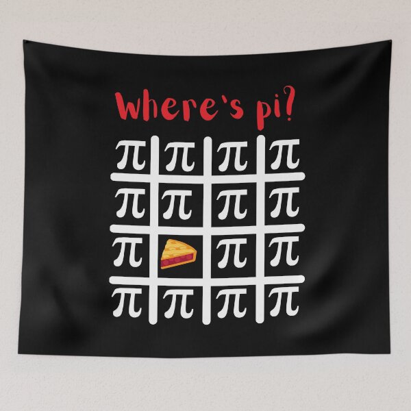 Item preview, Where's Pi? Happy Pi Day designed and sold by HappyPeeps.