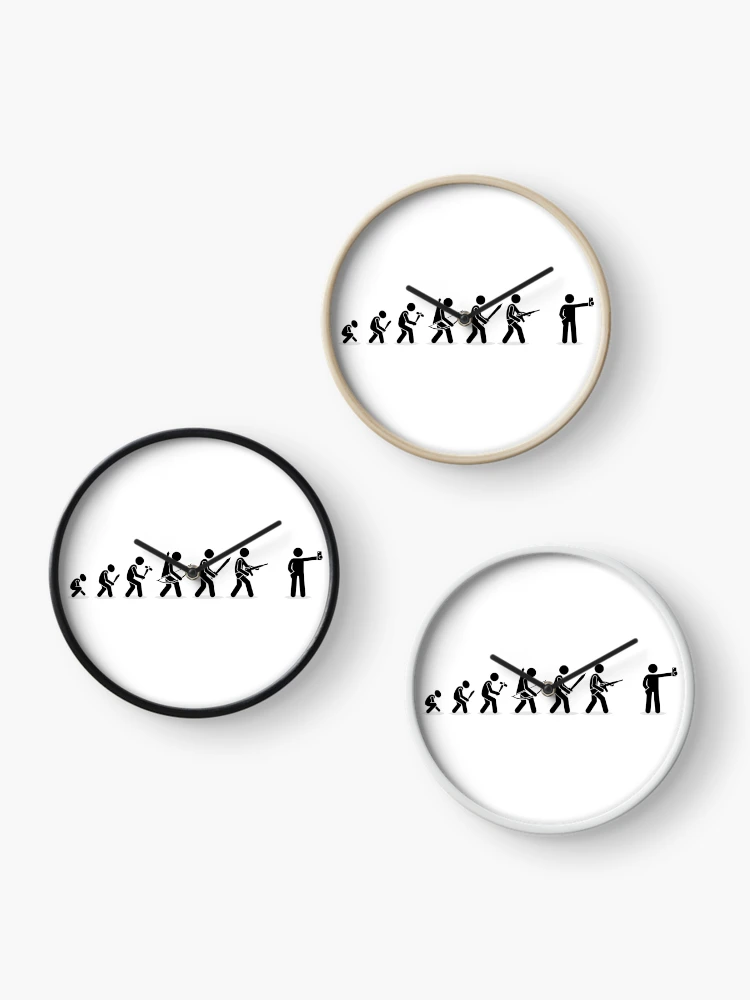 Thumbnail 3 of 4, Clock, Devolution designed and sold by muskitt.