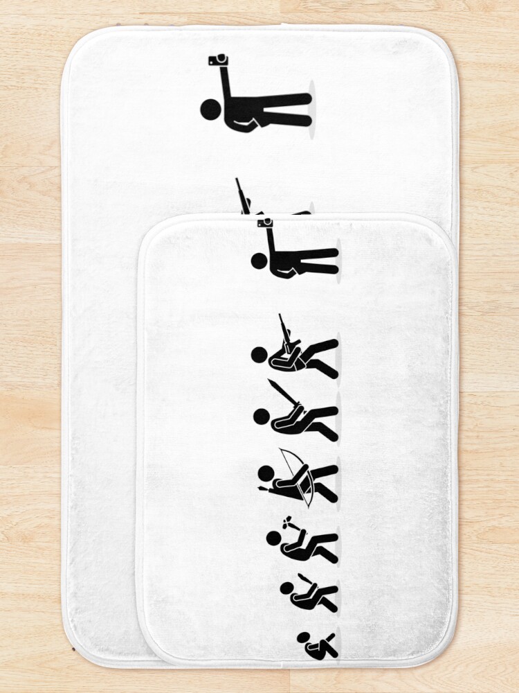 Thumbnail 5 of 6, Bath Mat, Devolution designed and sold by muskitt.