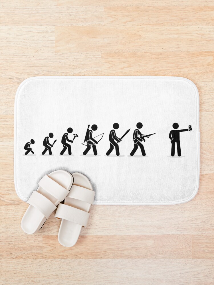 Thumbnail 1 of 6, Bath Mat, Devolution designed and sold by muskitt.