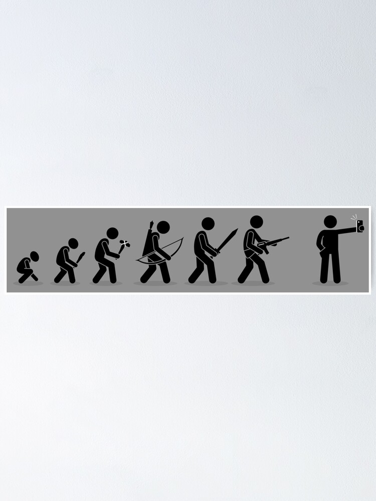 Thumbnail 1 of 3, Poster, Devolution designed and sold by muskitt.