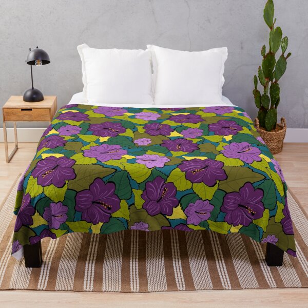 Item preview, Large Purple Hibiscus designed and sold by VintageStyle.