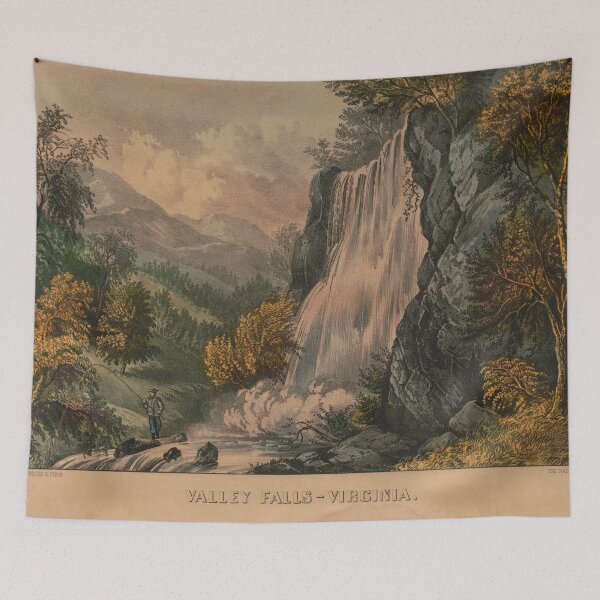 Item preview, Valley Falls, Virginia - 19th Century Lithograph designed and sold by retrochoose.
