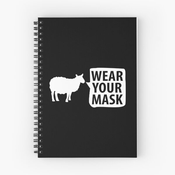 Item preview, Sheep NPC "Wear Your Mask" lemming Coronavirus covid anti mask covid19 Totalitarian 1984 Troll  designed and sold by question-it.