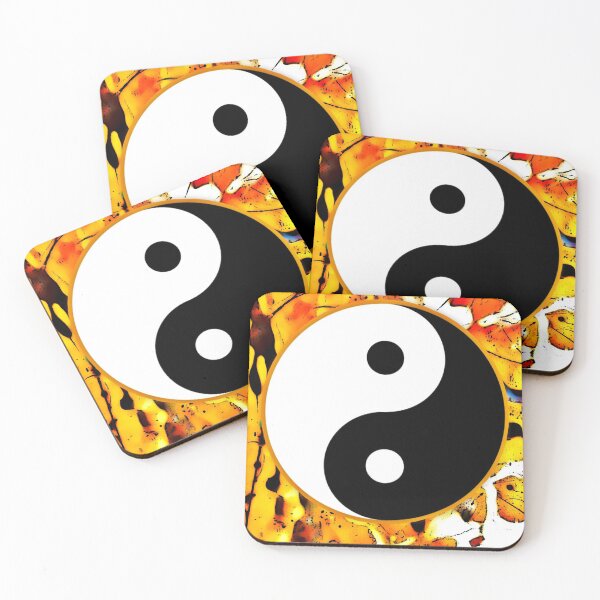 Item preview, Yin and Yang on yellow designed and sold by AnnabellaRh.