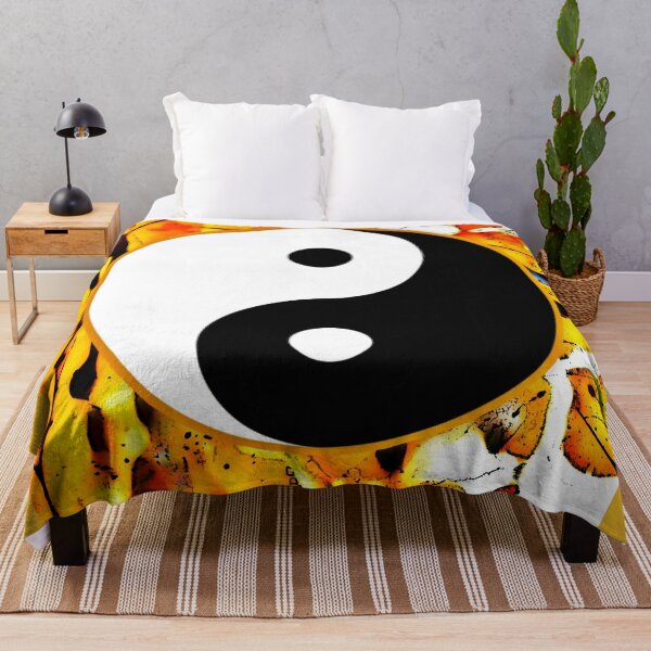 Item preview, Yin and Yang on yellow designed and sold by AnnabellaRh.
