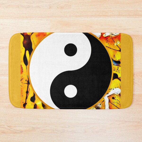 Item preview, Yin and Yang on yellow designed and sold by AnnabellaRh.