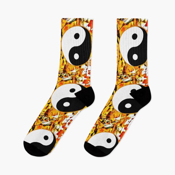 Item preview, Yin and Yang on yellow designed and sold by AnnabellaRh.