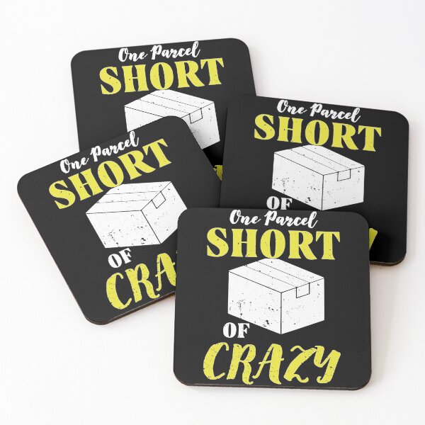 Item preview, One Parcel Short Of Crazy, regalos para cartero designed and sold by BugattiDivo58.
