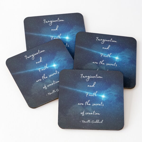 Item preview, Neville Goddard Quote, Imagination & Faith are the secrets of creation. designed and sold by MamaSweetea.