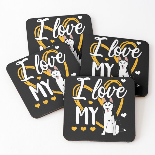Item preview, I Love My Husky Dog Lover  designed and sold by melisenda.