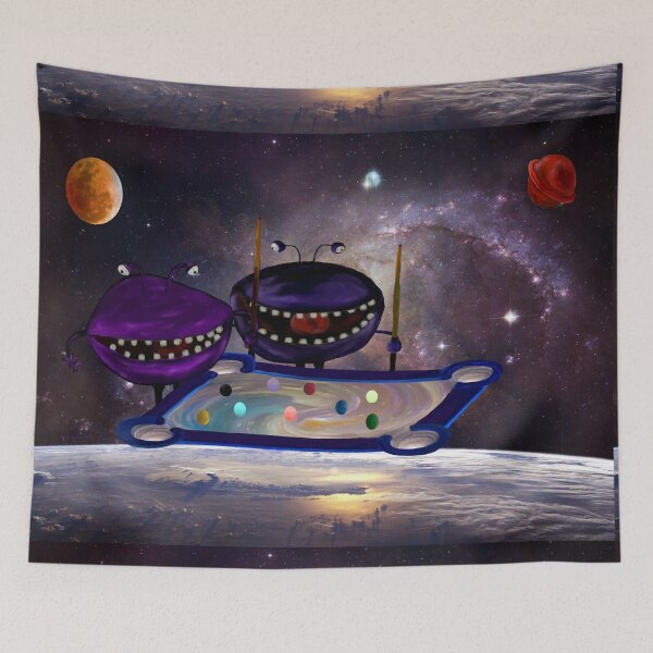 Item preview, Alien billiards game designed and sold by DCSMKreativ.