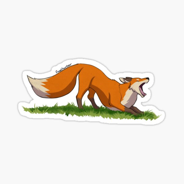 Item preview, Sleepy Fox designed and sold by RiverHoltArt.