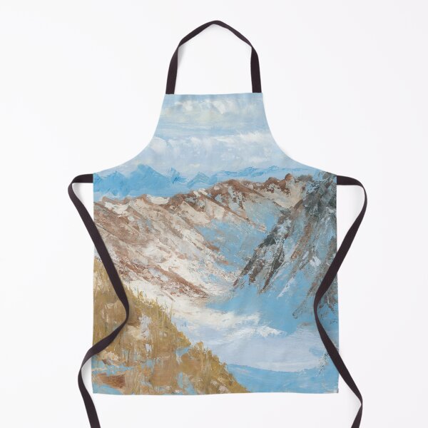 Item preview, View from the peak Shymbulak to the Ski Resort in the Witch Valley in a warm day designed and sold by Joga Mood.