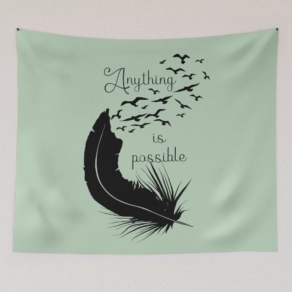Item preview, Black feather - Anything is possible  designed and sold by SpookyBat.