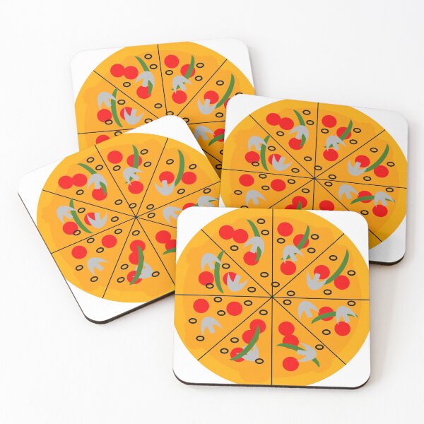 Item preview, pepperoni mushroom jalapenos black olive pizza designed and sold by NatesCreativity.