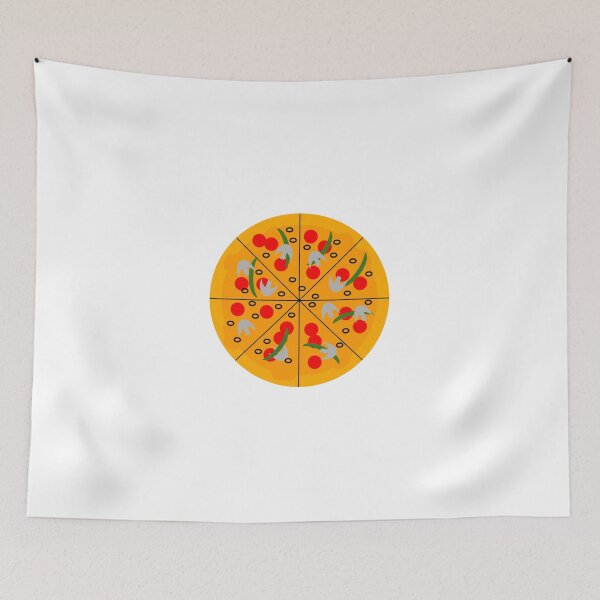 Item preview, pepperoni mushroom jalapenos black olive pizza designed and sold by NatesCreativity.