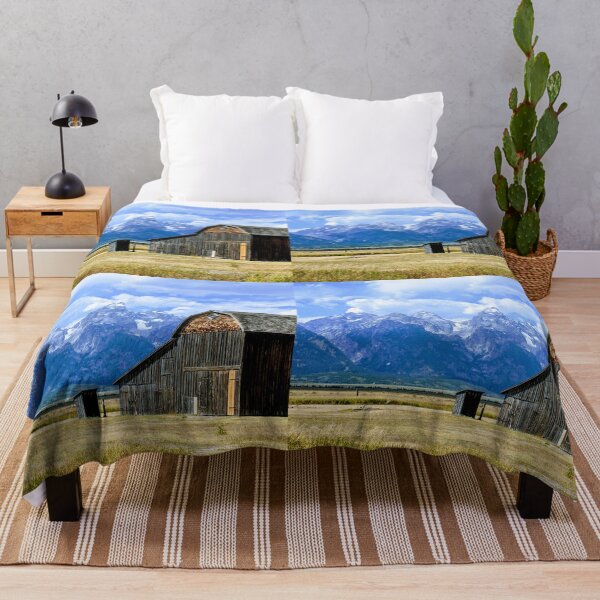 Item preview, Jackson Hole Grand Tetons Mountains Barn designed and sold by yelly123.