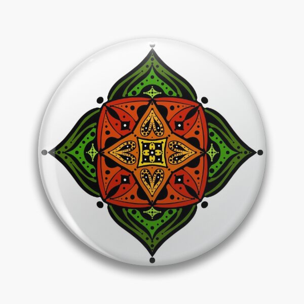 Item preview, Flower mandala red designed and sold by Clara  Memmoli.