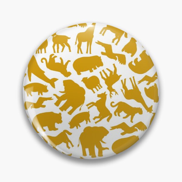 Item preview, Various animals pattern (beige, big version) designed and sold by Okashimai.