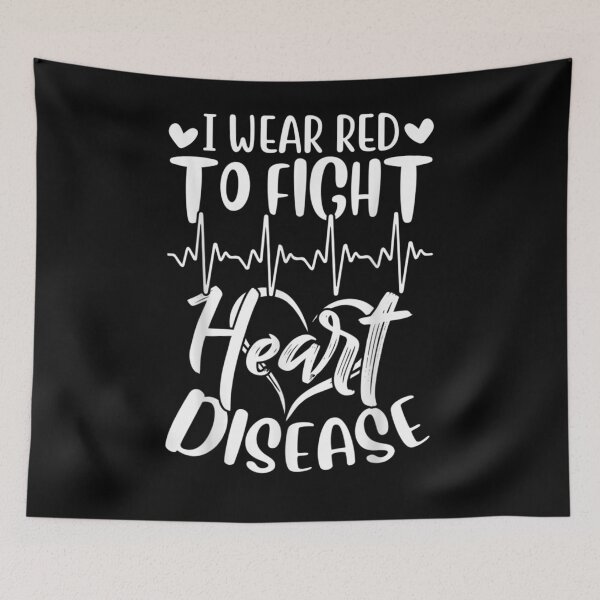 Item preview, I Wear Red To Fight Heart Disease Awareness Gift  designed and sold by melisenda.