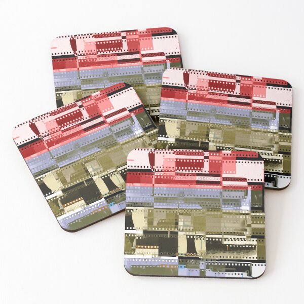 Item preview, Abstract collage of celluloid film strips designed and sold by siloto.