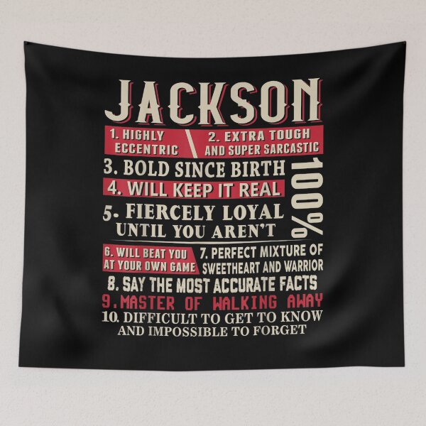 Artikelvorschau, Jackson Name Geschenk Jackson Jackson Nachname entworfen und verkauft von melisenda.