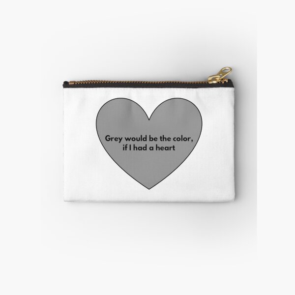 Item preview, Grey Heart (Black) designed and sold by UnicornPeeps.