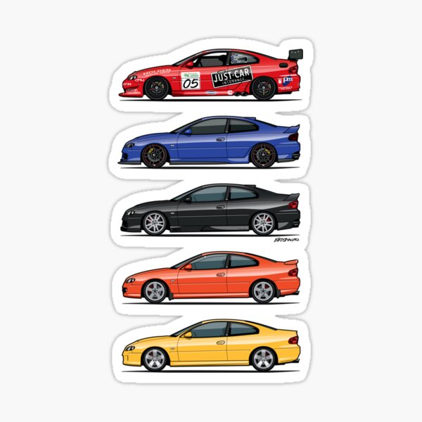 Stack of Holden Monaros Sticker
