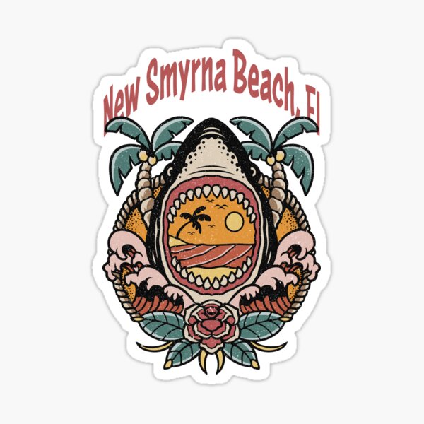 New Smyrna Beach Stickers Redbubble