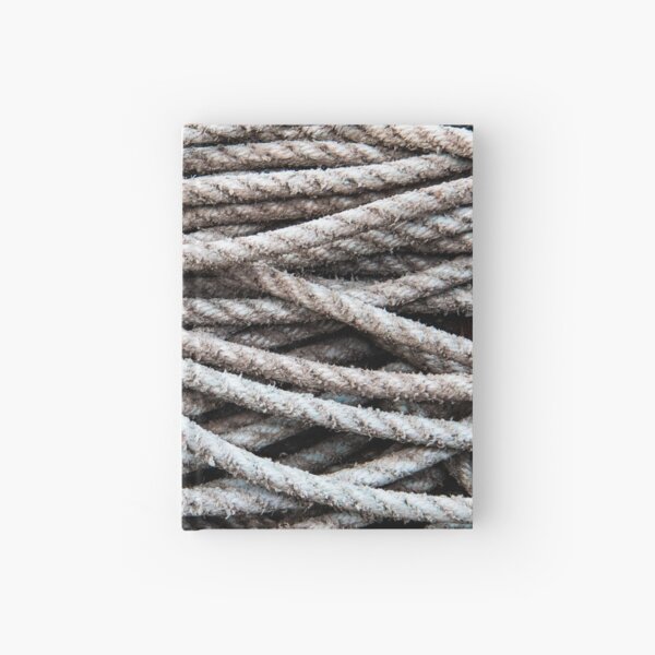 Tangled Ropes at Seahouses Harbour Hardcover Journal