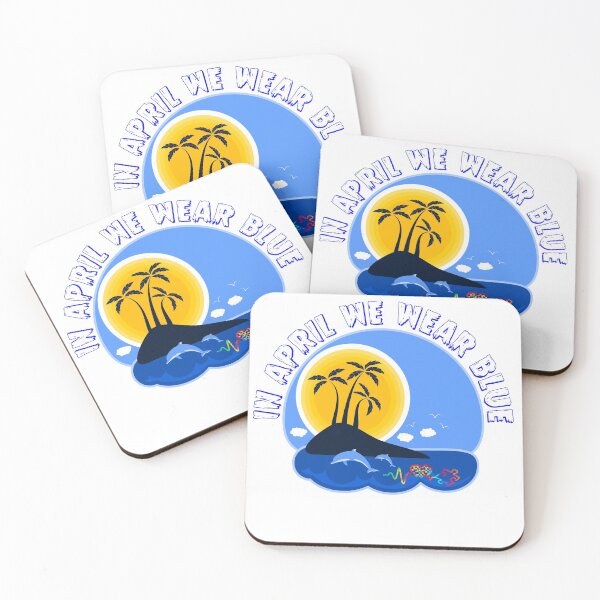 Item preview, In April We Wear Blue Autism Awareness designed and sold by Trendy Shirt.