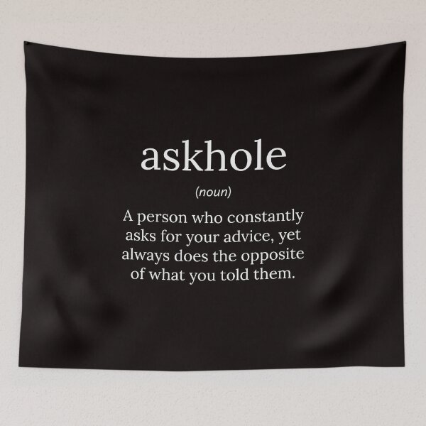 Item preview, Funny Definition: Askhole designed and sold by T-ShirtGuy.