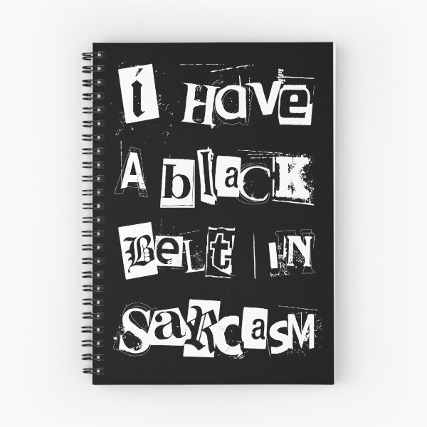 Item preview, Black belt in sarcasm designed and sold by Sima Sirus.