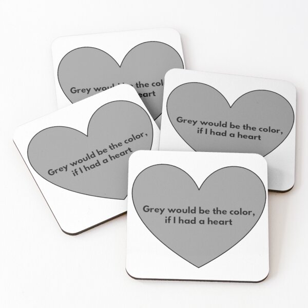 Item preview, Grey Heart (Black) designed and sold by UnicornPeeps.